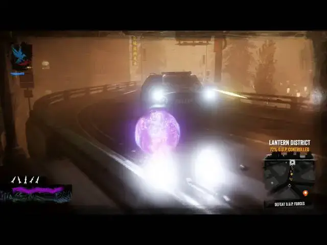 Video thumbnail for inFamous: Second Son - A Huge Fan: Shoot Supports (Overpass) Ambush Convoy, Helicopter Crash Scene