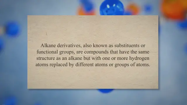 Video thumbnail for Alkane derivatives concept questions and answers