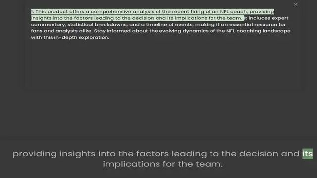 Video thumbnail for insights into the factors leading to the decision and its implications for the team. It includes expert commentary, statistical breakdowns, and a timeline of events, making it an essential resource for fans and analysts alike. Stay inform