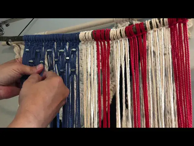 'Video thumbnail for Macrame American Flag'