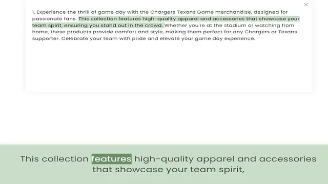 Video thumbnail for passionate fans. This collection features high-quality apparel and accessories that showcase your team spirit, ensuring you stand out in the crowd. Whether you're at the stadium or watching from home, these products provide comfort and st