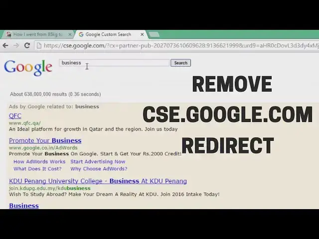 Video thumbnail for How to Remove cse.google.com Google Custom Search & Other Proxy Redirects
