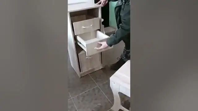 Video thumbnail for Hidden Chair Cabinet | Expand Furniture #shorts