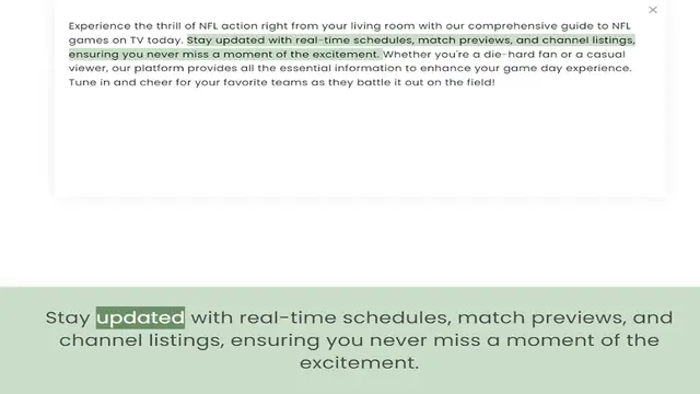 Video thumbnail for games on TV today. Stay updated with real-time schedules, match previews, and channel listings, ensuring you never miss a moment of the excitement. Whether you're a die-hard fan or a casual viewer, our platform provides all the essential