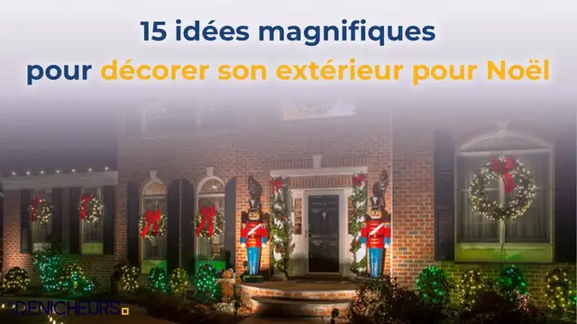 Video thumbnail for 🎁 15 idées magnifiques pour décorer son extérieur pour Noël 🎄