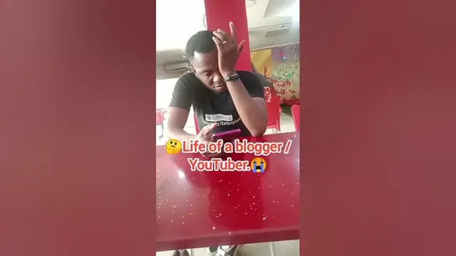 Video thumbnail for 😱Life of a blogger and YouTuber 😭🤔#bloggerlifestyle #youtuber #shorts #viral