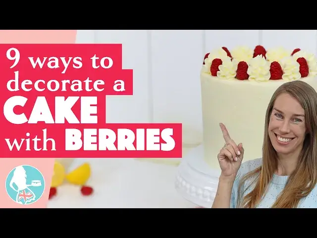 'Video thumbnail for 9 Ways to Decorate a Cake with Berries'