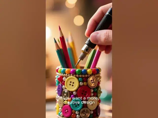 'Video thumbnail for DIY Guide: How to Create a Simple Pencil Holder'
