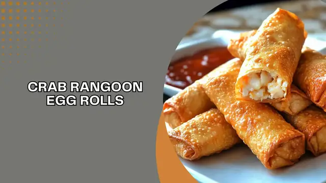 Video thumbnail for Crab Rangoon Egg Rolls