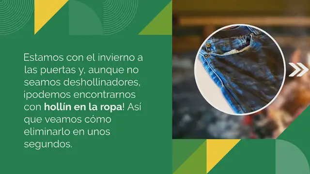 Video thumbnail for Hollín en la ropa, cómo quitarlo en unos segundos: este es el secreto