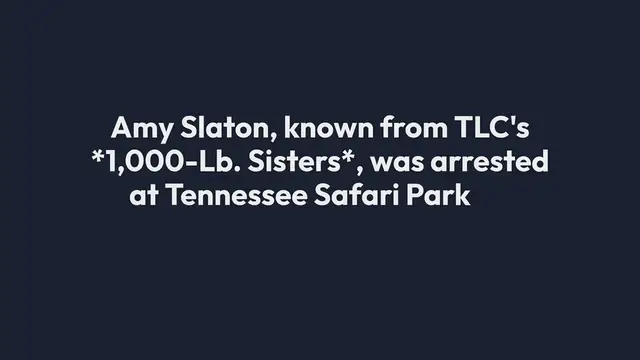 Video thumbnail for 1,000-Lb. Sisters’ Amy Slaton Arrested for Drug Possession and Child Endangerment at Tennessee Zoo