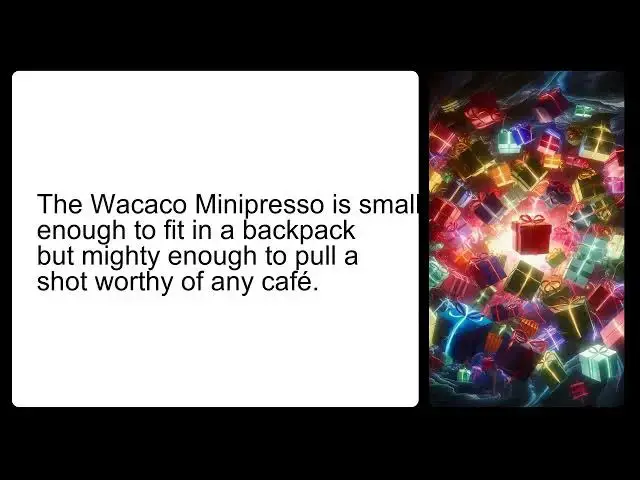 Video thumbnail for Instant Coffee Varieties and Portable Coffee Maker Gift Ideas