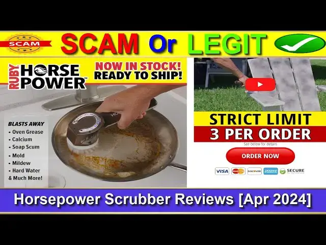 Video thumbnail for Horsepower Scrubber Reviews (April 2024) - Is This An Original Product? Find Out! | Product Review