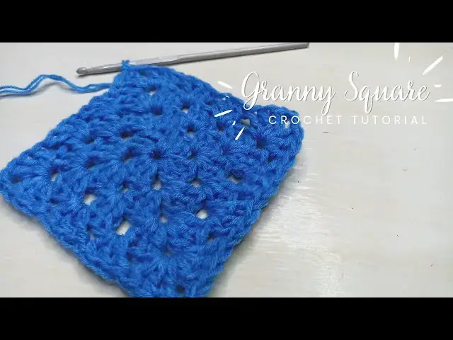 Video thumbnail for CROCHET: How To Crochet A Granny Square For Beginners Tutorial