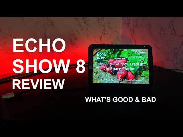 Video thumbnail for Amazon Echo Show 8 Review - What can you do with it?