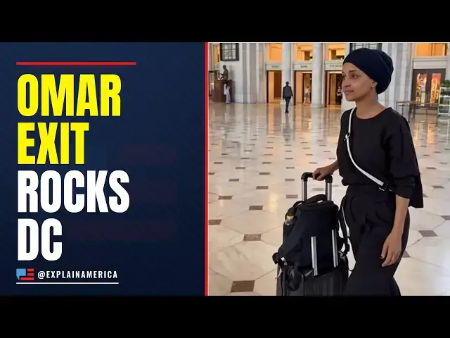 Video thumbnail for CONFIRMED: She Is Gone -Ilhan Omar News Rocks DC