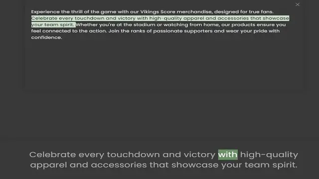 Video thumbnail for Celebrate every touchdown and victory with high-quality apparel and accessories that showcase your team spirit. Whether you're at the stadium or watching from home, our products ensure you feel connected to the action. Join the ranks of p