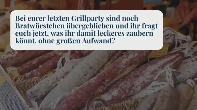 Video thumbnail for Bratwurstgulasch