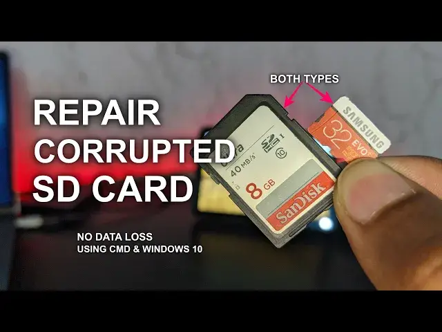 'Video thumbnail for Fix Corrupted SD Card Without Losing Data | SD Card Repair With CMD & Windows 10'