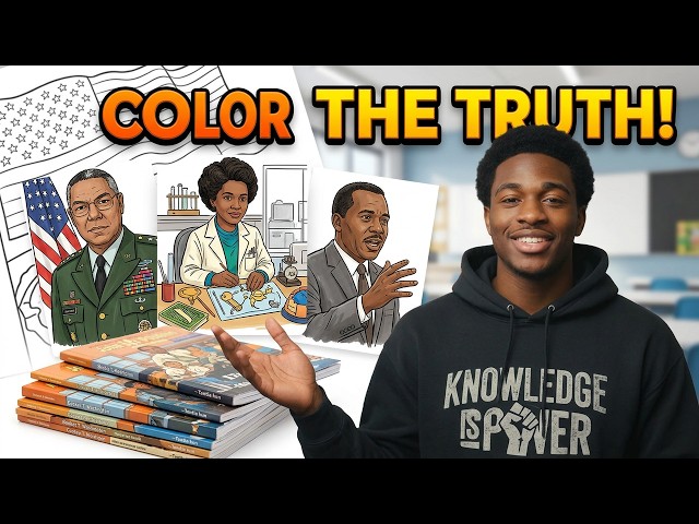 Video thumbnail for Color the Truth Coloring Book | Black Trailblazers You Never Learned About