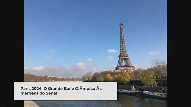 Video thumbnail for Paris 2024: O Grande Baile Olímpico às margens do Sena! ‍♀️🇫🇷