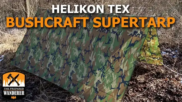 'Video thumbnail for Helikon Tex Bushcraft Supertarp Field Test and Set up'