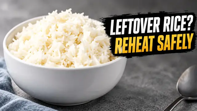 Video thumbnail for How To Safely Reheat Leftover Rice To Avoid That Toxic Bacteria