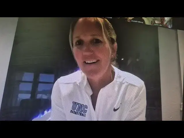'Video thumbnail for #UNC women's basketball Coach Courtney Banghart's summer press conference'