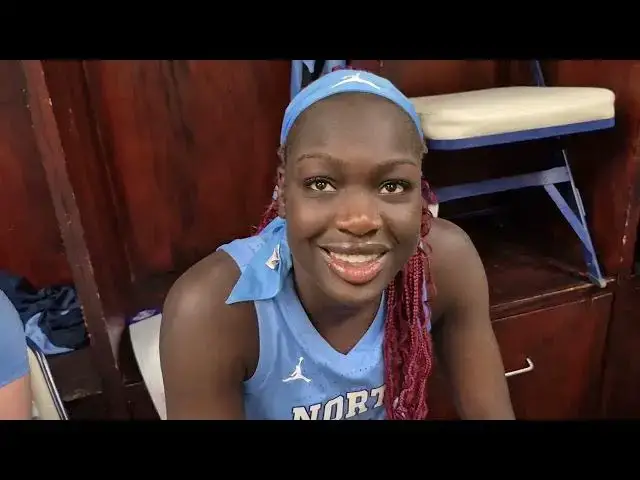 'Video thumbnail for #UNC's Lexi Donarski, Maria Gakdeng, Indya Nivar and Lanie Grant after win over FSU'