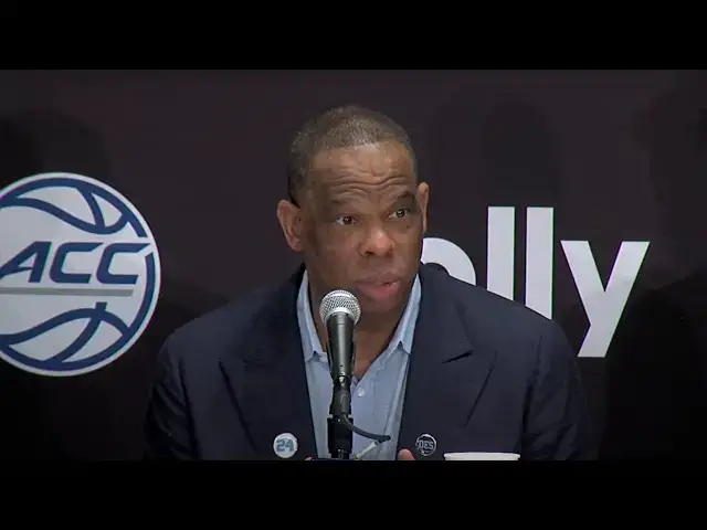 'Video thumbnail for #UNC's Hubert Davis and Ven-Allen Lubin after the Tar Heels' win over Wake Forest.'