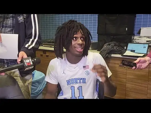 'Video thumbnail for #UNC player interviews with Drake Powell, Seth Trimble and Ian Jackson'