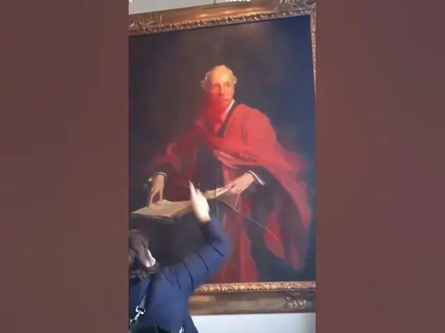 Video thumbnail for Woman DESTROYED Painting!