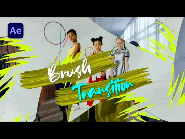 'Video thumbnail for How to Create a COOL BRUSH Transition in After Effects'
