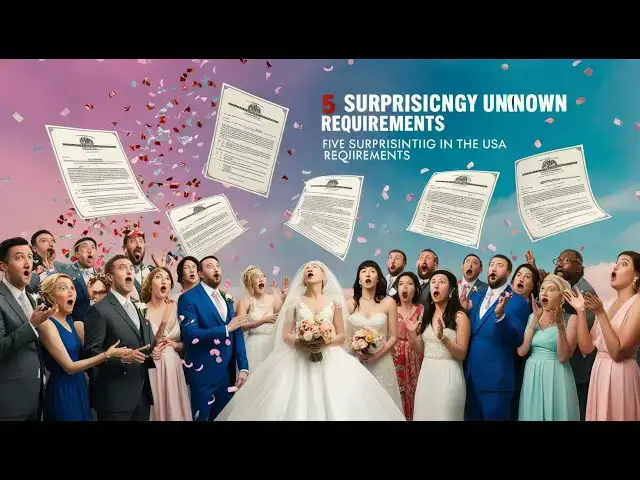 Video thumbnail for Heiraten in den USA: Marriage License und staatliche Regeln