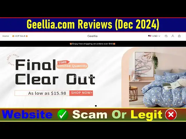 Video thumbnail for Geellia Com Reviews Consumer Reports: Before Buy Check Geellia Is Scam Or Legit? | Product Review