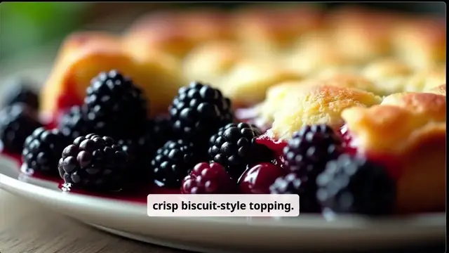'Video thumbnail for Homemade Blackberry Cobbler Recipe'