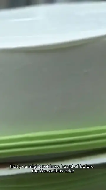 Video thumbnail for osmanthus cake recipe