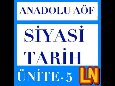 Video thumbnail for TAR118U Siyasi Tarih Ünite 5