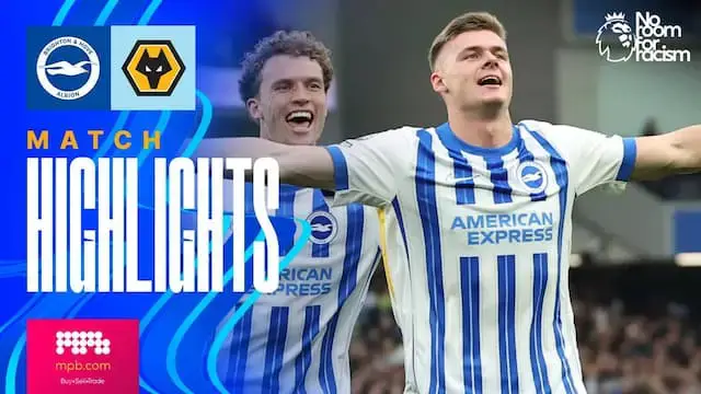 'Video thumbnail for HIGHLIGHTS | Brighton v Wolves | Premier League'