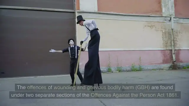 Video thumbnail for Wounding and GBH S.20 www.e-lawresources.co.uk