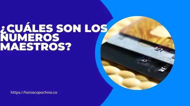 Video thumbnail for ¿Cuáles son los números maestros? Video blog