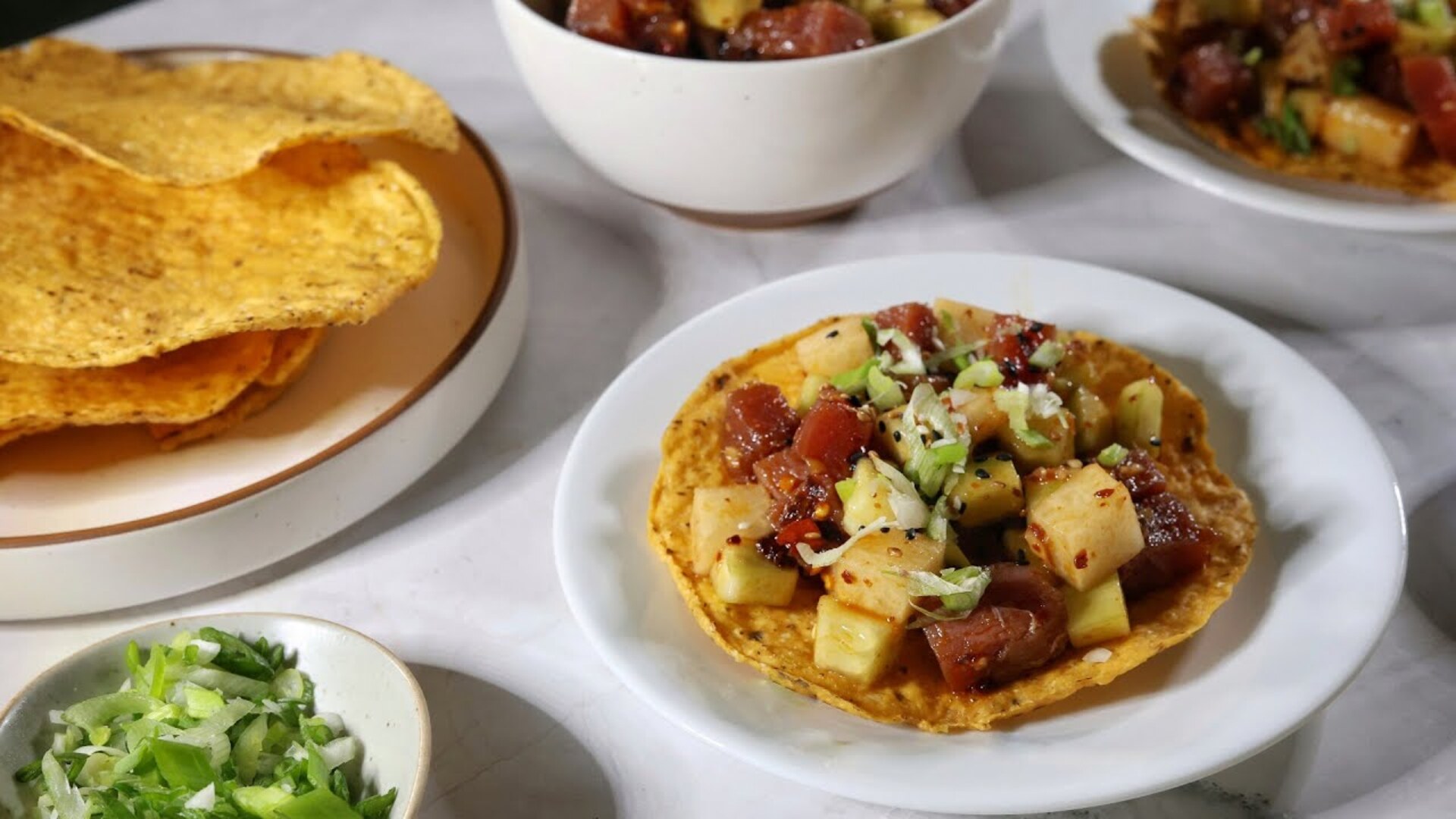Video thumbnail for Sichuan-Inspired Tuna Tostadas Recipe