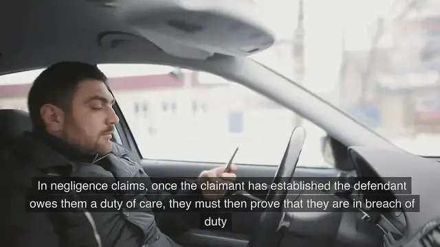 Video thumbnail for Negligence Breach of duty  www.e-lawresources.co.uk