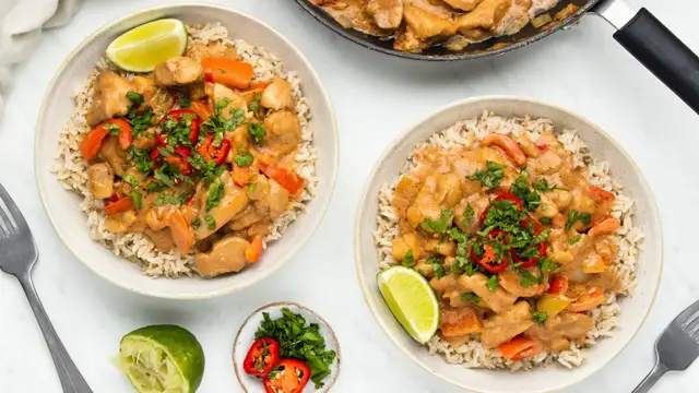 'Video thumbnail for Stir-Fried Peanut Butter Chicken Recipe'