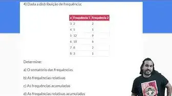 'Video thumbnail for Resolvendo Exercícios de Distribuição de frequência: coletando dados em campo'