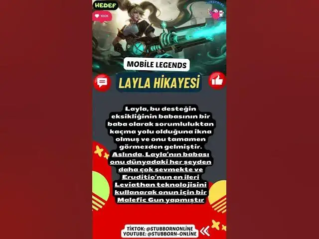 Video thumbnail for Mobile Legends Layla Hikayesi - Mobile Legends #mlbballstar   #mccmlbbmomentstr #mlbbmkk