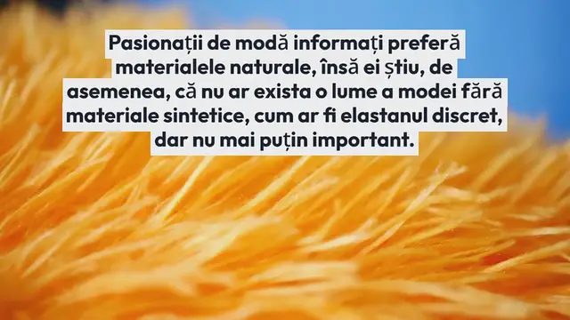 Video thumbnail for Elastanul – proprietăți. Cum beneficiază hainele de pe urma amestecului de elastan?