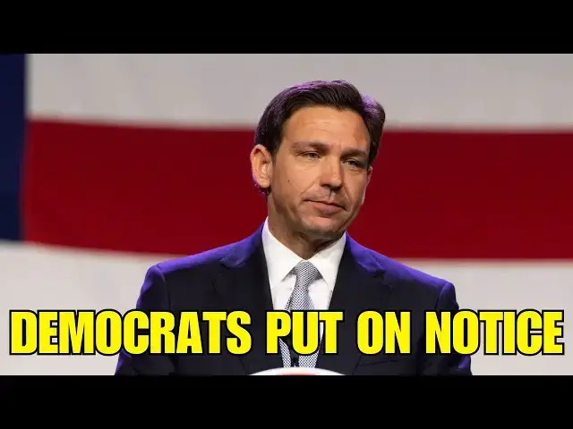 Video thumbnail for Ron DeSantis Makes Bombshell Announcement - This Changes Everything
