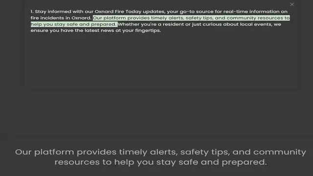 Video thumbnail for fire incidents in Oxnard. Our platform provides timely alerts, safety tips, and community resources to help you stay safe and prepared. Whether you're a resident or just curious about local events, we ensure you have the latest news a
