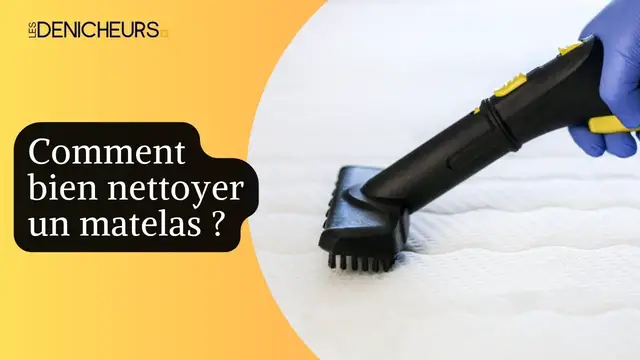 Video thumbnail for Quelles sont meilleures méthodes pour nettoyer un matelas ?